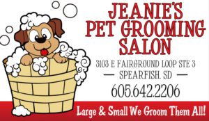 Home | Jeanie's Pet Grooming Salon | Spearfish, SD